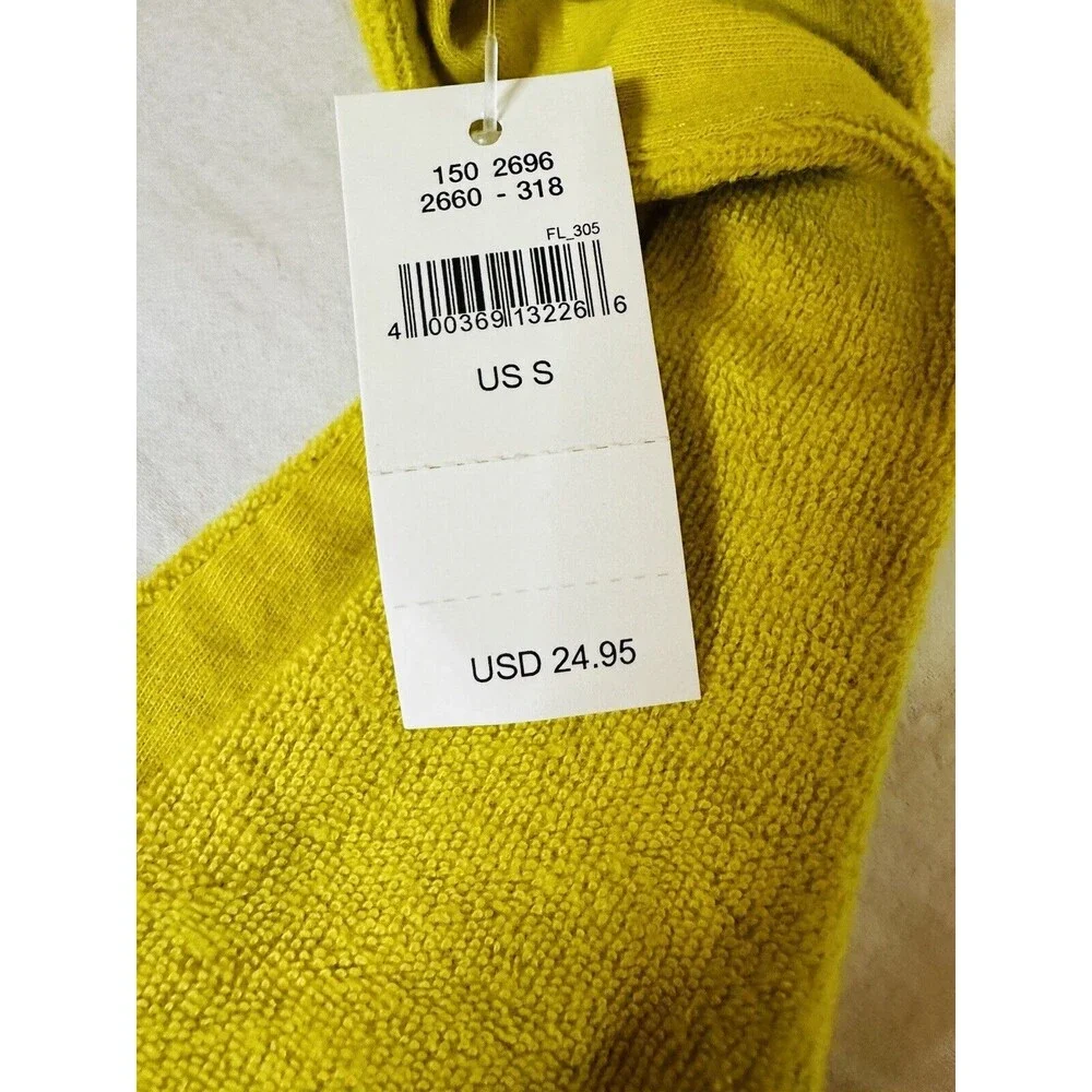 OFFLINE By AERIE‎ Yellow Terry Recharge Least Support Bralette SZ SMALL NWT